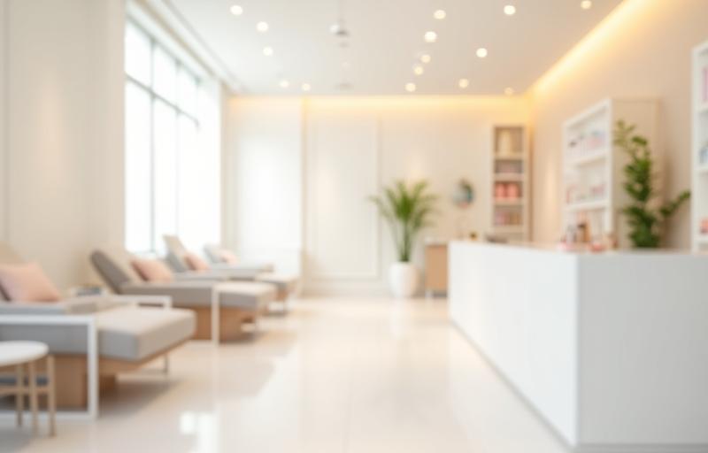 Clean and inviting interior view of Radiant Looks Beauty Studio.